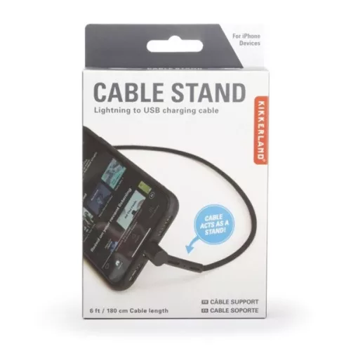 Kikkerland US200-EU Lightning > Nabíjací kábel USB a stojan na telefón
