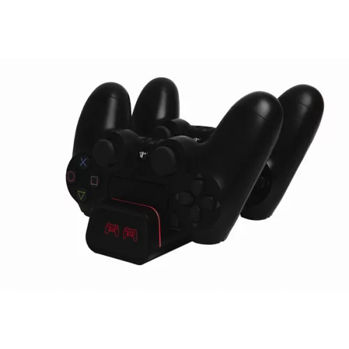 FroggieX FX-P4-C2-B Dual Charging Dock PS4 fekete töltőállomás