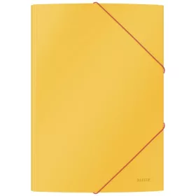   Leitz COSY Soft touch A4 fascikl od gumenog kartona u toploj žutoj boji