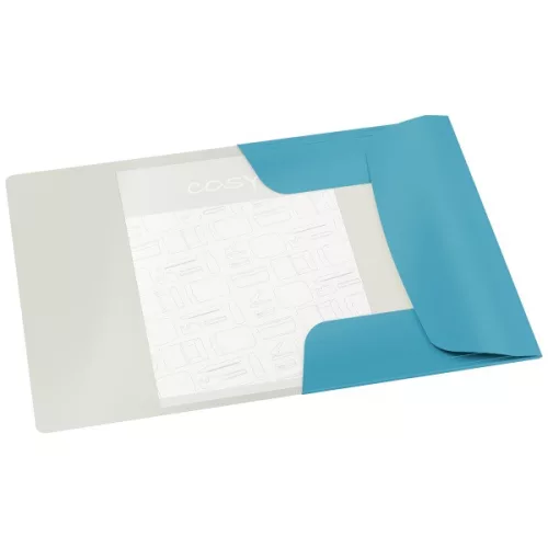 Leitz COSY Soft touch A4 mapa od gumenog kartona u mirnoj plavoj boji