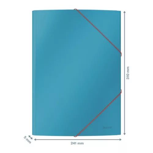Leitz COSY Soft touch A4 mapa od gumenog kartona u mirnoj plavoj boji