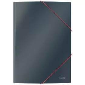   Leitz COSY Soft touch A4 baršunasto siva gumirana kartonska mapa