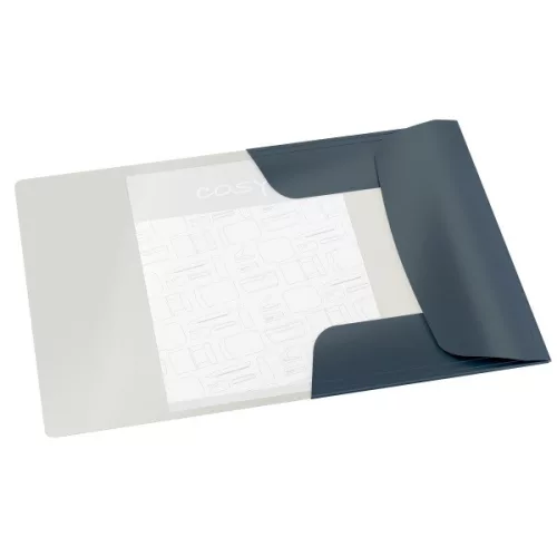 Leitz COSY Soft touch A4 baršunasto siva gumirana kartonska mapa
