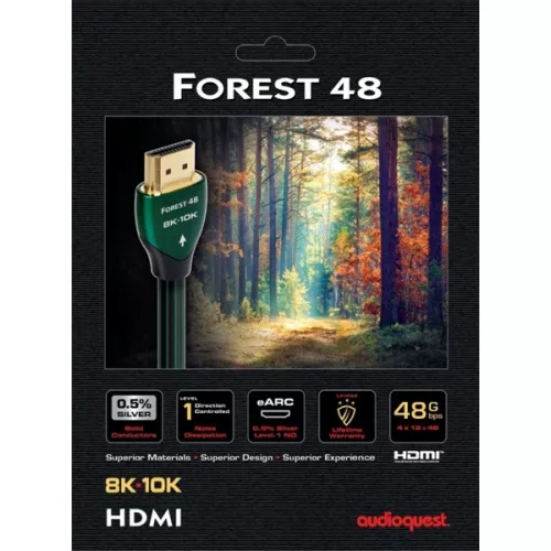 HDMI 2.1 kábel AudioQuest Forest HDM48FOR300 s dĺžkou 3 m