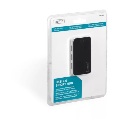 7-portový USB hub DIGITUS