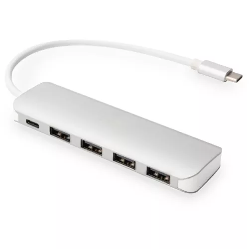 DIGITUS USB Type-C 4-portový USB 3.0 hub + PD