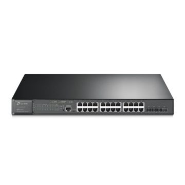  TP-Link TL-SG3428XMP JetStream 24xGbE PoE+ LAN 4x10GbE SFP+ port L2+ menedzselhető PoE+ switch