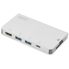   DIGITUS DA-70867 USB-C 6 portos univerzális notebook dokkoló állomás