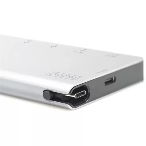 Univerzálna dokovacia stanica pre notebook DIGITUS DA-70867 s 6 portami USB-C