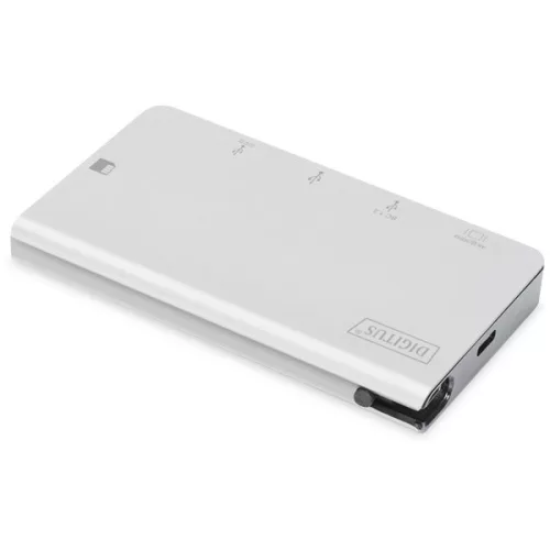 Univerzálna dokovacia stanica pre notebook DIGITUS DA-70867 s 6 portami USB-C