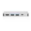 Univerzálna dokovacia stanica pre notebook DIGITUS DA-70867 s 6 portami USB-C