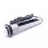 TOO PPS-303-3S IP20, 3x 2P+F, s odpojovacím vypínačom, strieborný stolový zapustený rozvádzač