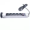 TOO PPS-310-5S IP20, 5x 2P+F, strieborný stolový zapustený rozvádzač