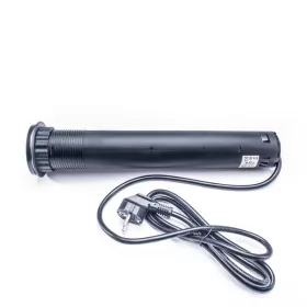   TOO PPS-312-3B IP20 3x 2P+F, 2x USB-A, motorizovaný, čierny stolový zapustený rozvádzač