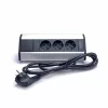 TOO VPS-314-3S IP20, 3x 2P+F, strieborná tabuľka rozvodu pre montáž na hmotnosť
