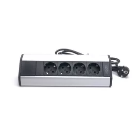   TOO VPS-316-4S IP20, 4x 2P+F, strieborný stolový rozvádzač
