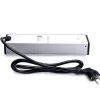 TOO VPS-317-4S IP20, 4x 2P+F, 2x USB-A, strieborná predlžovacia linka na stôl