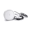TOO PPS-100-4W IP20, 4x 2P+F, HDMI, RJ45, 2x USB-A, Qi nabíjanie, hydraulický, biely stolový zapustený rozvádzač