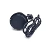 TOO GPS-103-1B IP20, 1x 2P+F, USB-A, Type-C, Qi nabíjanie, HDMI, čierny stolový zapustený napájací kábel