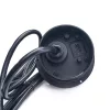TOO GPS-103-1B IP20, 1x 2P+F, USB-A, Type-C, Qi nabíjanie, HDMI, čierny stolový zapustený napájací kábel