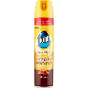 Pronto Wood Classic 250ml aeroszolos bútorápoló spray