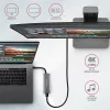 Axagon HMC-5G2 5-portový USB 3.2. Gen 2 strieborno-čierny HUB