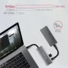 Axagon HMC-5G2 5-portový USB 3.2. Gen 2 strieborno-čierny HUB