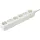Home NV 18-3/WH/1,5 8 zásuviek (4 euro+4 uzemnené) 3 metre 1,5 mm2 biela rozvodná skrinka