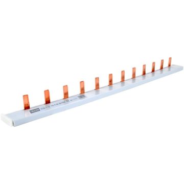  Tracon TFSS-1 csapos kivitelű max.63A/ 230/400VAC/1P/ 56modul/ 1m soroló sín