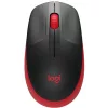 Logitech M190 piros vezeték nélküli egér