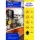 Avery 49415 20cm sárga 12db-os 5 féle koronavírus információs címke szett