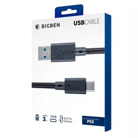 BigBen 2807138 3m USB kábel pre PS5