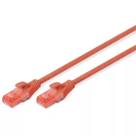DIGITUS Cat.6 U/UTP LSZH 1m rotes Patchkabel