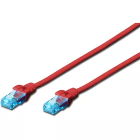 DIGITUS Cat.5e U/UTP PVC 2m rotes Patchkabel