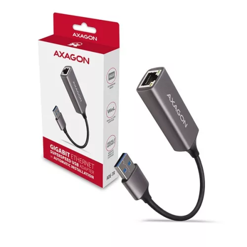 Adaptér Axagon ADE-TR Tip-A USB 3.2 - Gigabit Ethernet