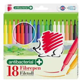   ICO Süni 300 antibakteriális 18db-os vegyes színű d18 rostirón készlet