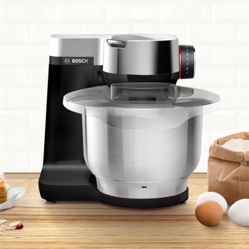 Čierny robot Bosch MUMS2VM00, 900 W, 3,8 l