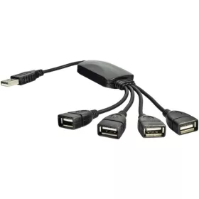Akyga USB 2.0 4-portový rozbočovací kábel