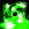 Akyga 120mm Molex 4 LED ventilator za hlađenje zelenog kućišta