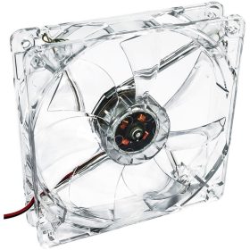   Akyga AW-12A-BR 120mm Molex 4 LED piros ház hűtőventilátor