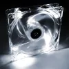 Akyga AW-12A-WH 120mm Molex 4 LED chladiaci ventilátor s bielym puzdrom