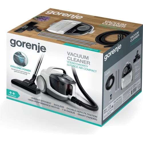 Bezvreckový vysávač Gorenje VCEA01GACWCY