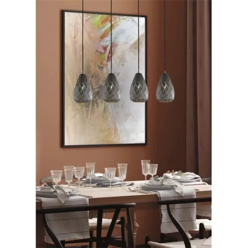 TRIO 301300442 Onyx 42W antracit függesztett lámpatest