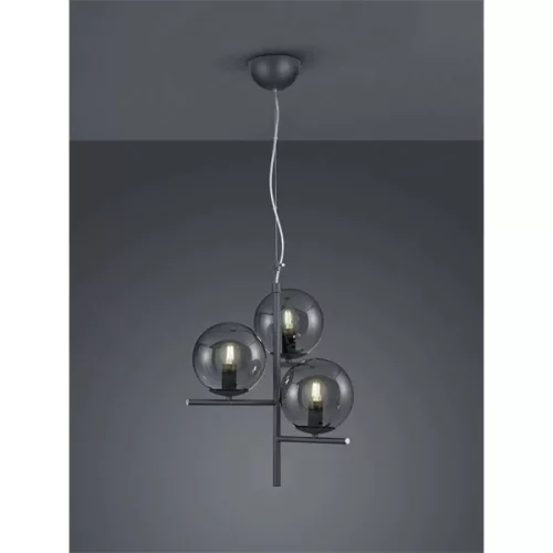 TRIO 302000342 Pure 28W antracit függesztett lámpatest