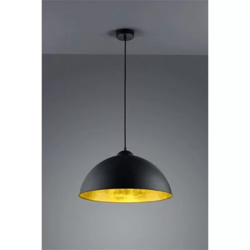 TRIO 308000132 Romino II 60W fekete függesztett lámpatest