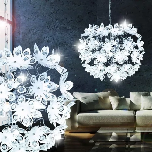 TRIO R11905001 Blowball 40W E14 króm függesztett lámpatest