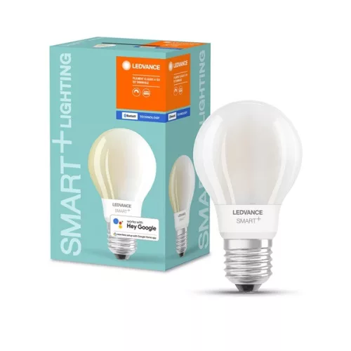 Ledvance Smart+ Bluetooth ovládaný 11W 2700K E27, stmievateľný LED svetelný zdroj v tvare hrušky