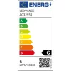 Ledvance Smart+ Bluetooth ovládaný 6W 2700K E27, stmievateľný veľký guľový LED zdroj svetla