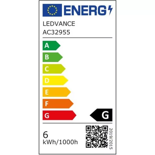 Ledvance Smart+ Bluetooth ovládaný 6W 2700K E27, stmievateľný veľký guľový LED zdroj svetla
