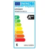 Ledvance Smart+ 6W 2400K E27, stmievateľný guľovitý filamentový LED zdroj svetla